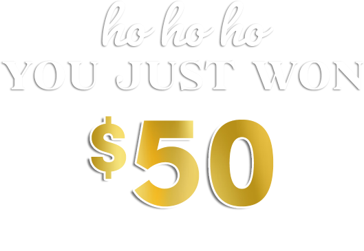 ho ho ho you just won $50 towards a new agreement!