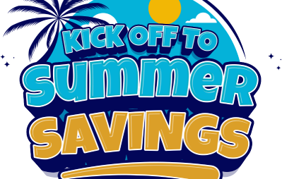 Kick off to summer savings