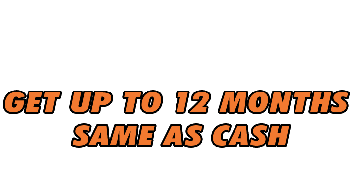 Nice shooting! You just scored this amazing offer! Get up to 12 months same as cash! Check your email for your coupon!